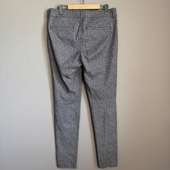 Old Navy Pixie Women's Herringbone Dress Pants Black/Gray Size 6 Business Casual - Picture 4 of 13